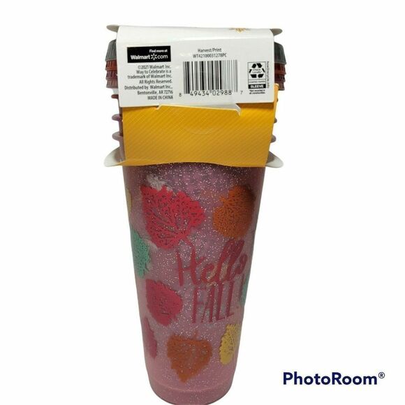 Harvest Fall Color Changing Tumbler Cups 4 Pack 25 oz. - Picture 7 of 11